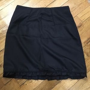 Banana Republic Black Slip Skirt